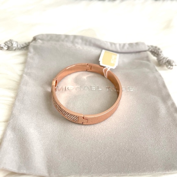 Michael Kors Rose Gold-Tone Brass Bangle Bracelet NWT. - Picture 5 of 6